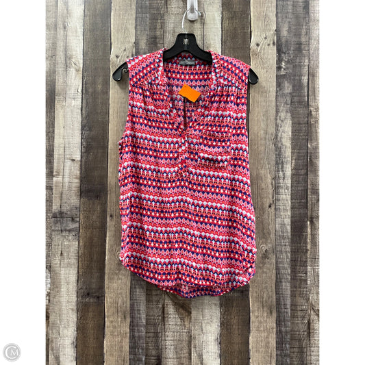 Top Sleeveless By Market & Spruce In Multi-colored, Size: L