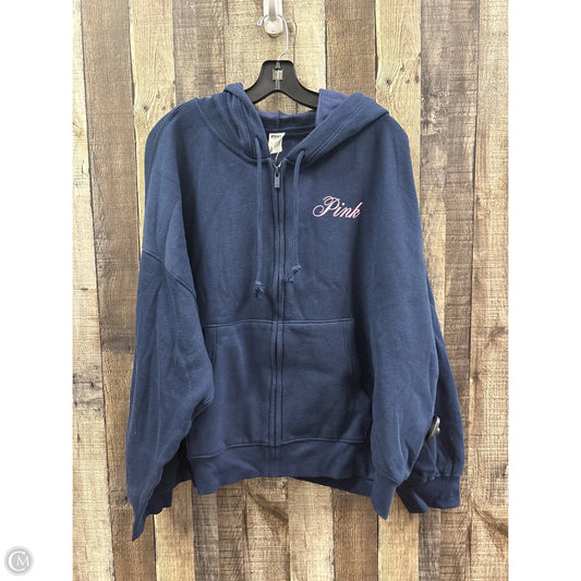 Jacket Other By Pink In Blue & Pink, Size: Xxl