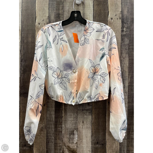 Top Long Sleeve By Cmf In Multi-colored, Size: L