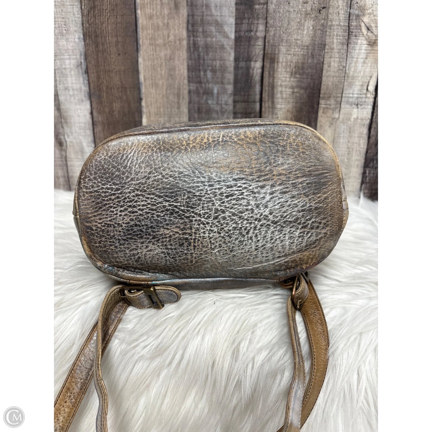 Backpack Leather By Cmb, Size: Medium