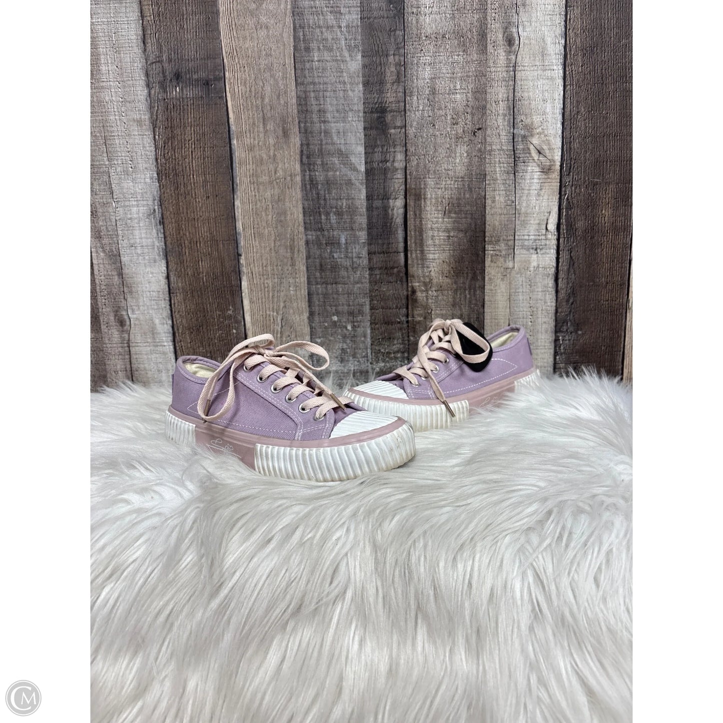 Shoes Sneakers By Cme In Purple, Size: 7