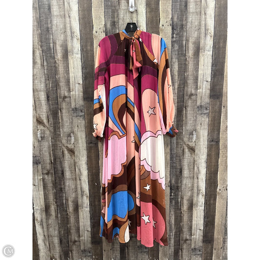 Dress Casual Maxi By Aura In Multi-colored, Size: S
