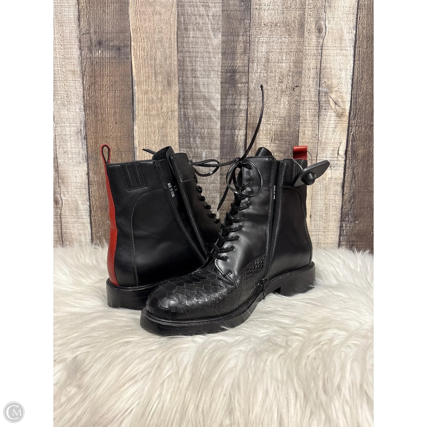 Boots Combat By Jeffrey Campbell In Black, Size: 7.5