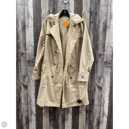 Jacket Windbreaker By Cme In Tan, Size: S