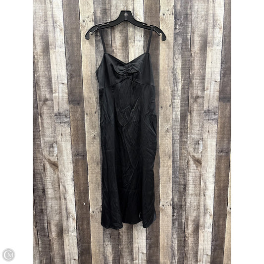 Dress Casual Midi By Melrose And Market In Black, Size: Xs