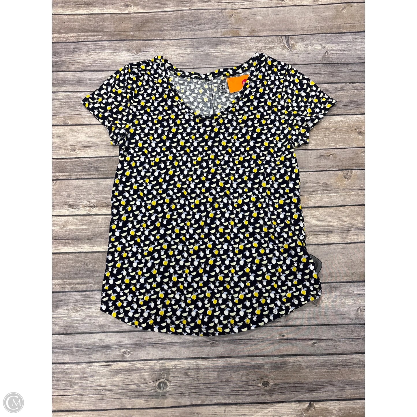 Top Short Sleeve By Loft In Black, Size: Xs