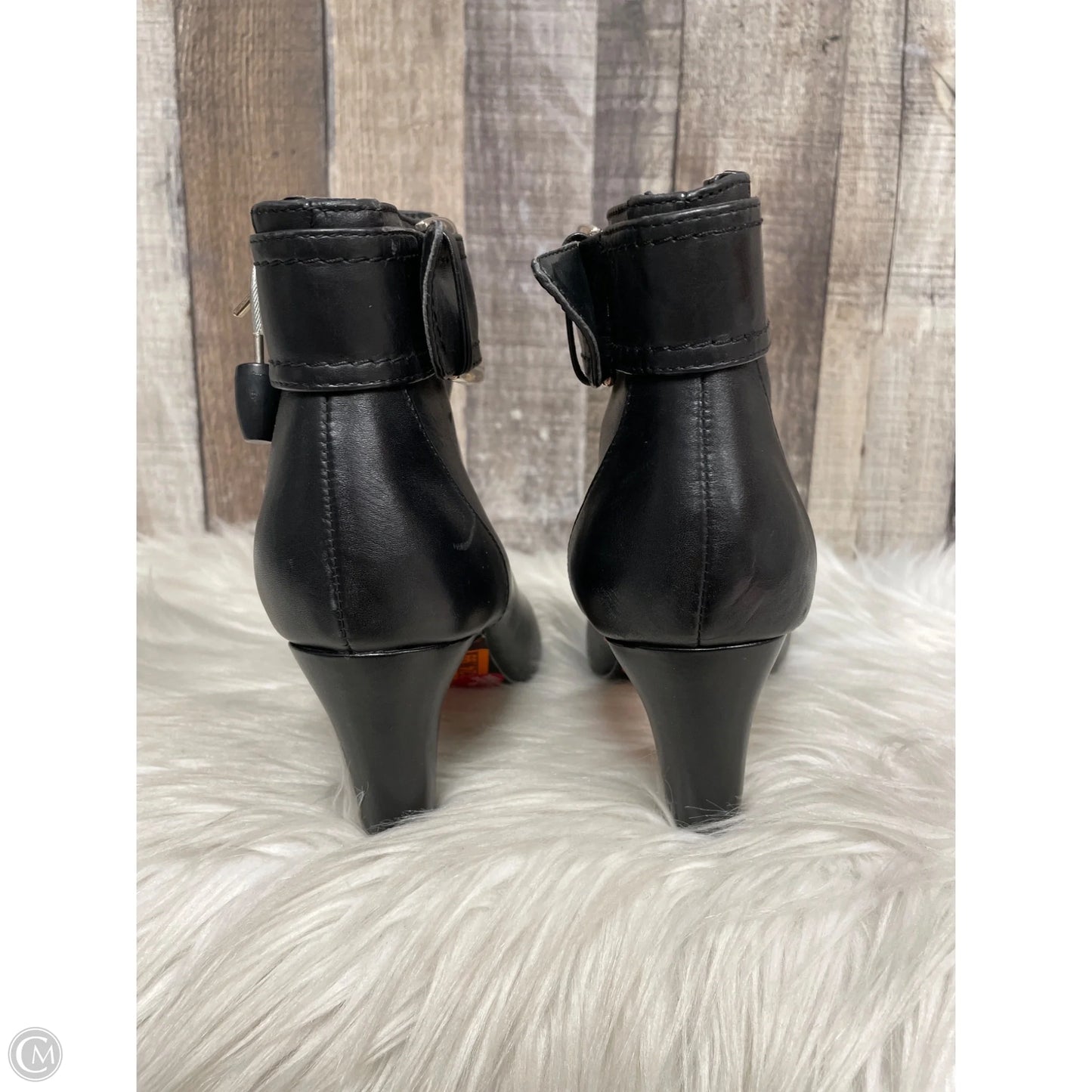 Boots Ankle Heels By Bandolino In Black, Size: 7