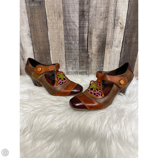 Shoes Heels Block By Clothes Mentor In Multi-colored, Size: 11