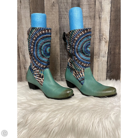 Boots Mid-calf Heels By Spring Step In Multi-colored, Size: 11