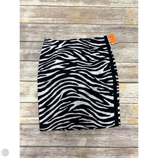 Skirt Mini & Short By White House Black Market In Zebra Print, Size: Xs