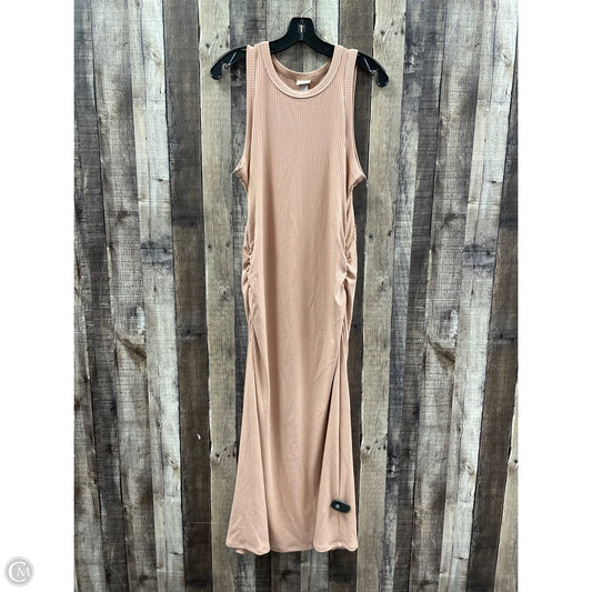 Dress Casual Maxi By A New Day In Tan, Size: L