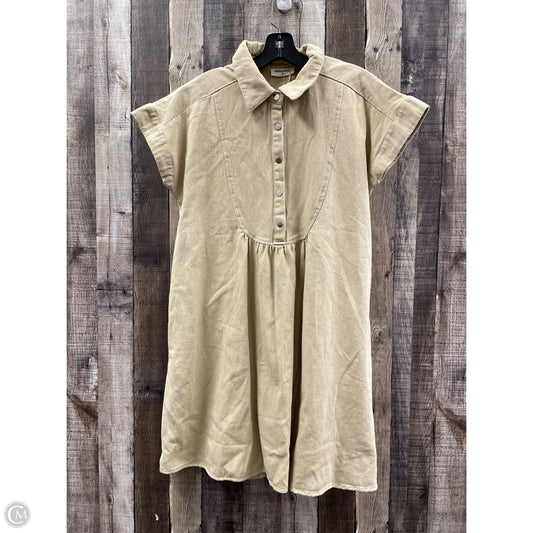 Dress Casual Midi By Mittoshop In Tan, Size: M