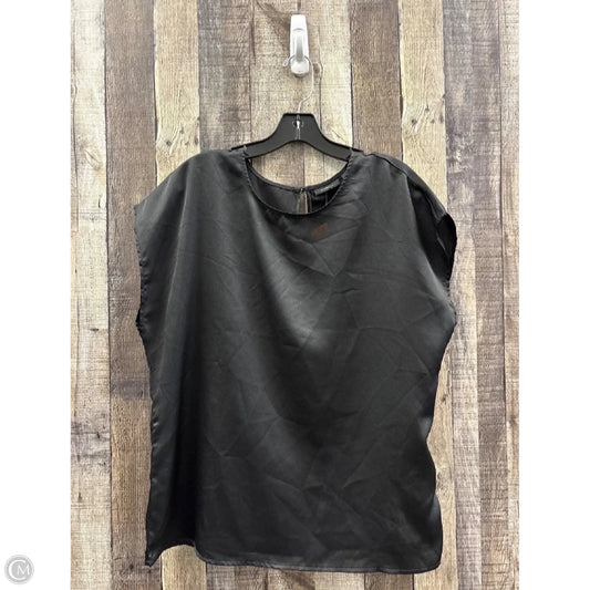 Top Sleeveless By Halogen In Black, Size: L