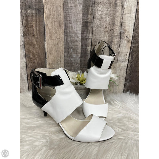 Sandals Designer By Michael Kors In Black & White, Size: 10