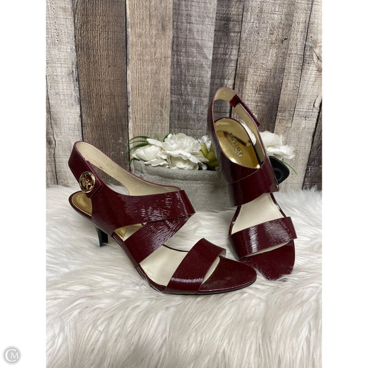 Sandals Designer By Michael Kors In Brown, Size: 10