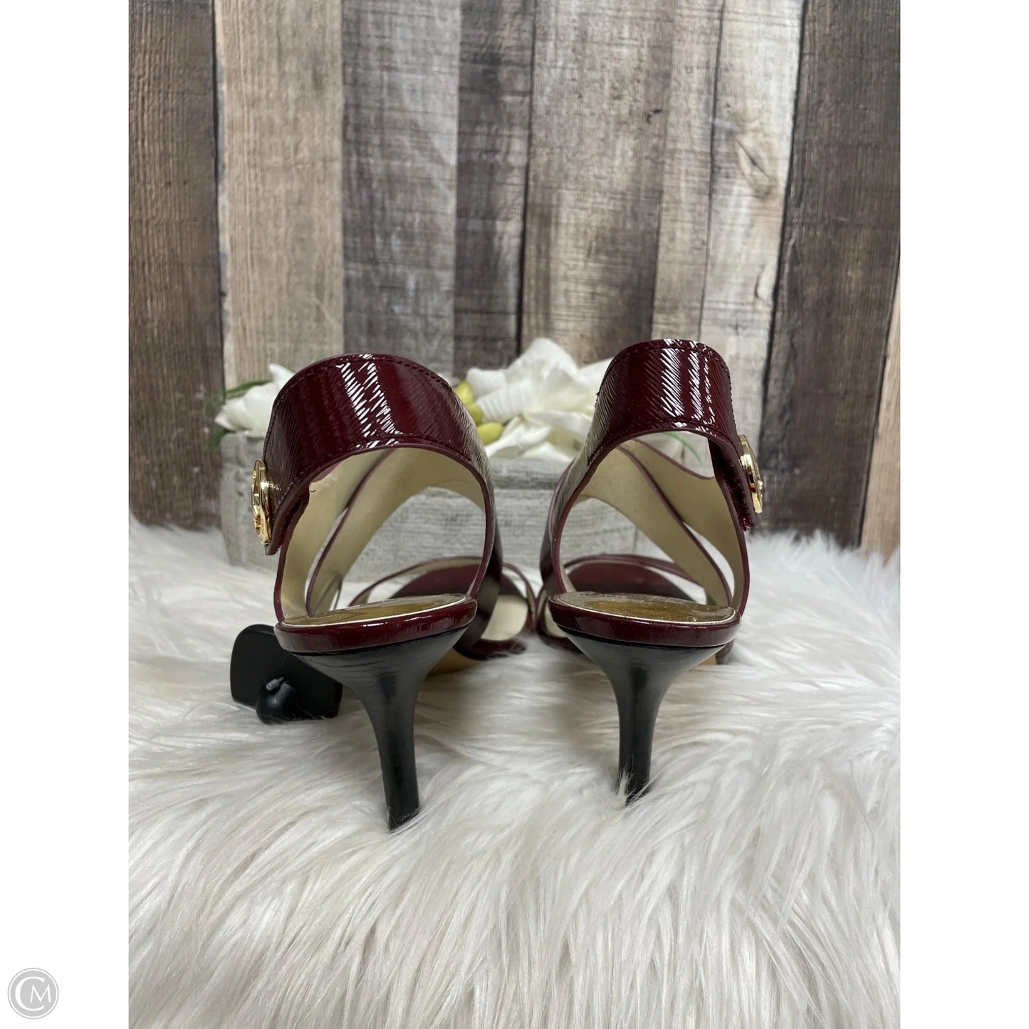 Sandals Designer By Michael Kors In Brown, Size: 10