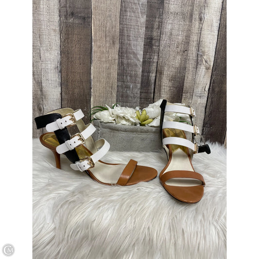 Sandals Designer By Michael Kors In Black & Brown, Size: 10