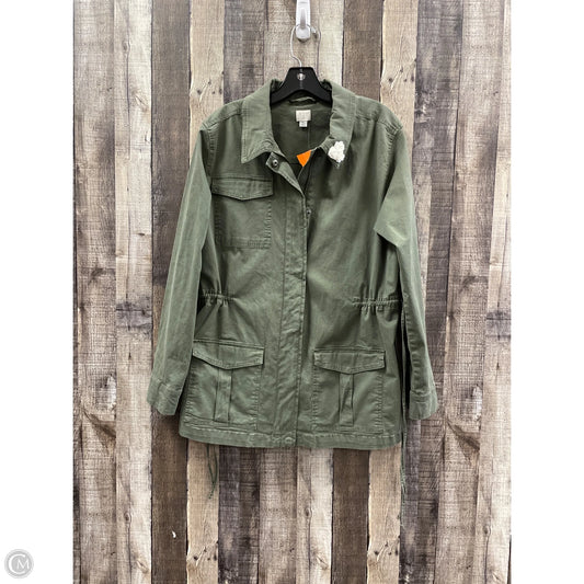 Jacket Denim By A New Day In Green, Size: Xl