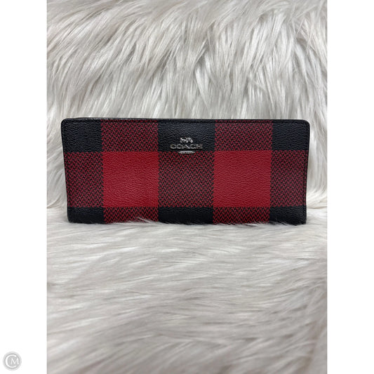 Wallet Designer By Coach, Size: Medium