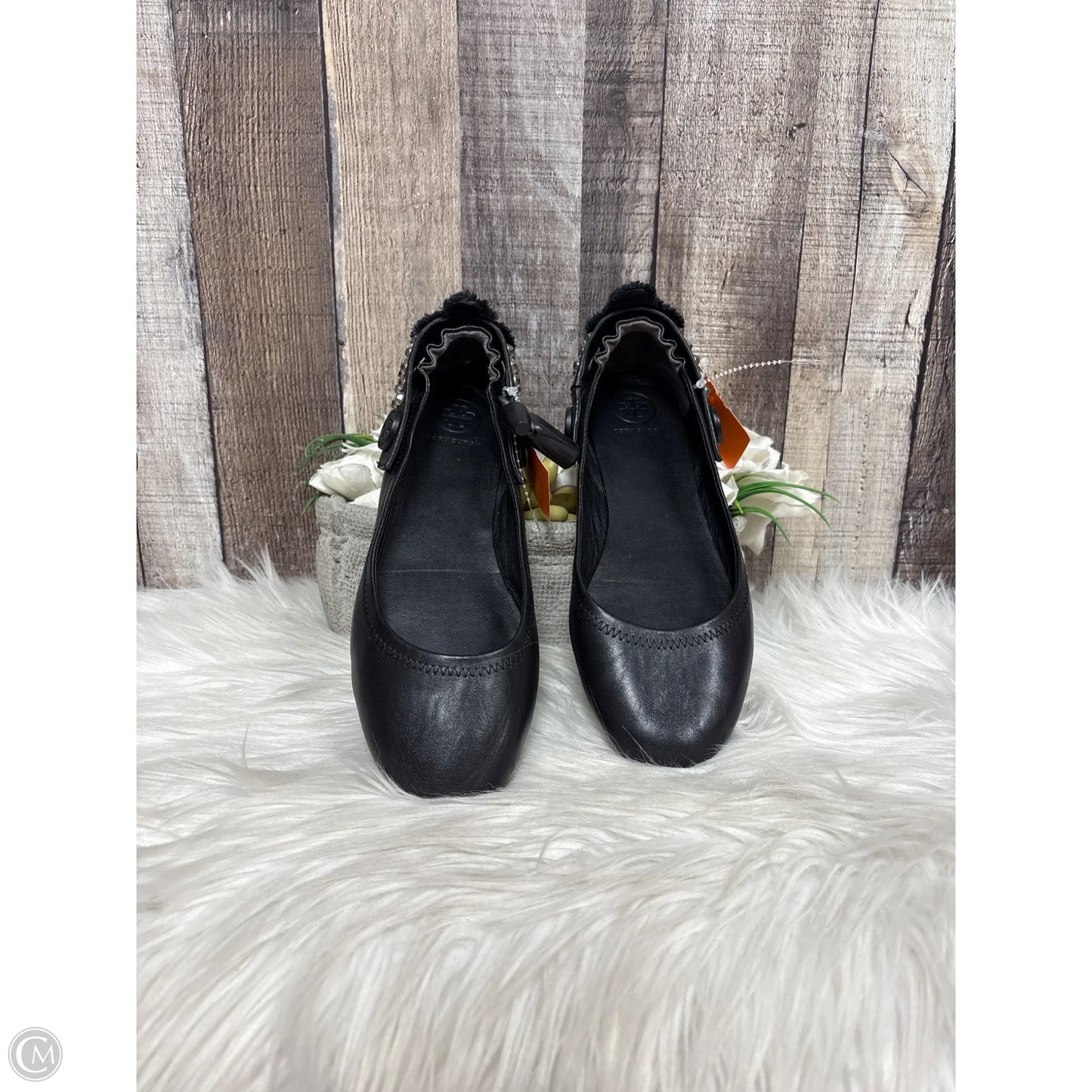 Shoes Designer By Tory Burch In Black, Size: 7.5