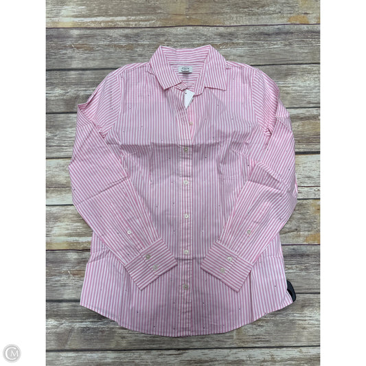 Top Long Sleeve By J. Crew In Striped Pattern, Size: Xs