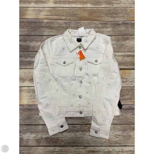 Jacket Denim By J. Crew In Cream, Size: S