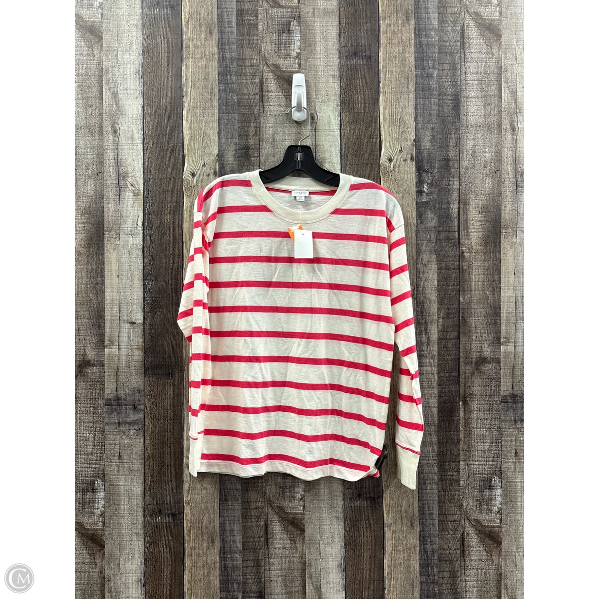 Top Long Sleeve By J. Crew In Striped Pattern, Size: Xs
