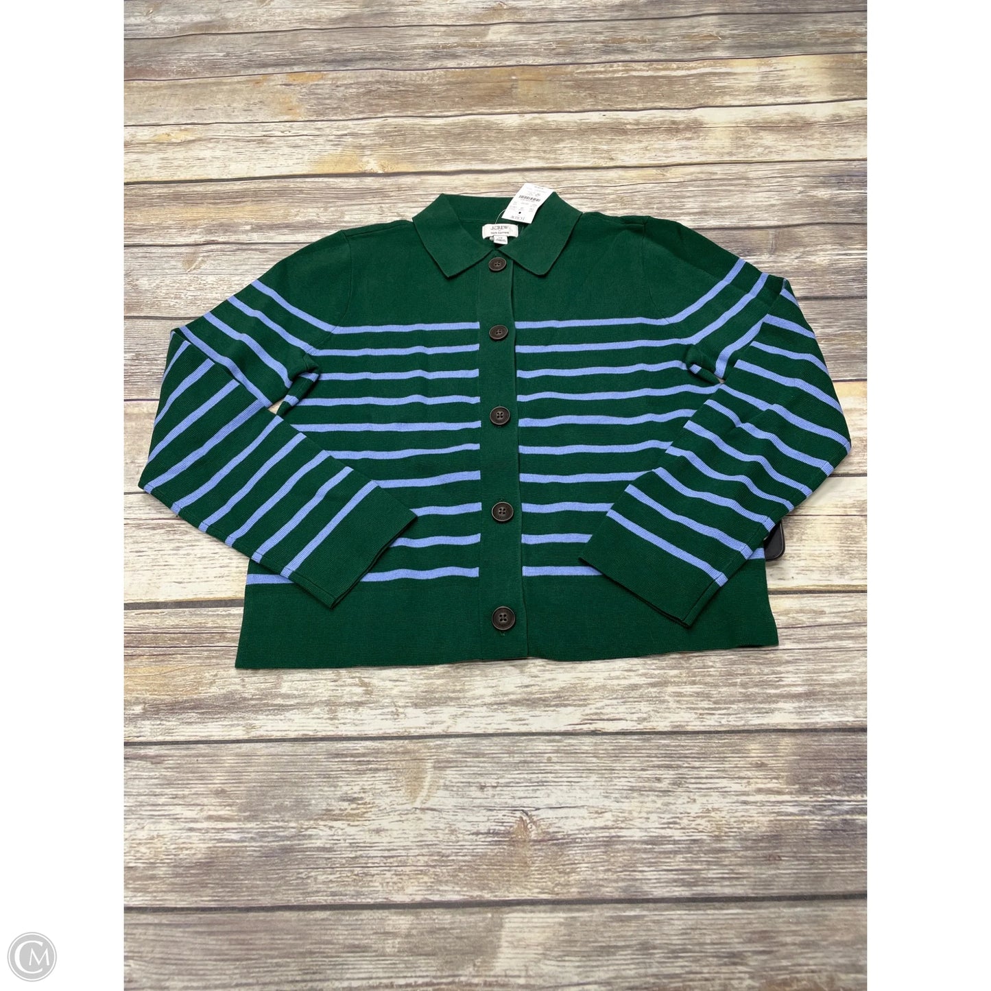 Cardigan By J. Crew In Striped Pattern, Size: Xs
