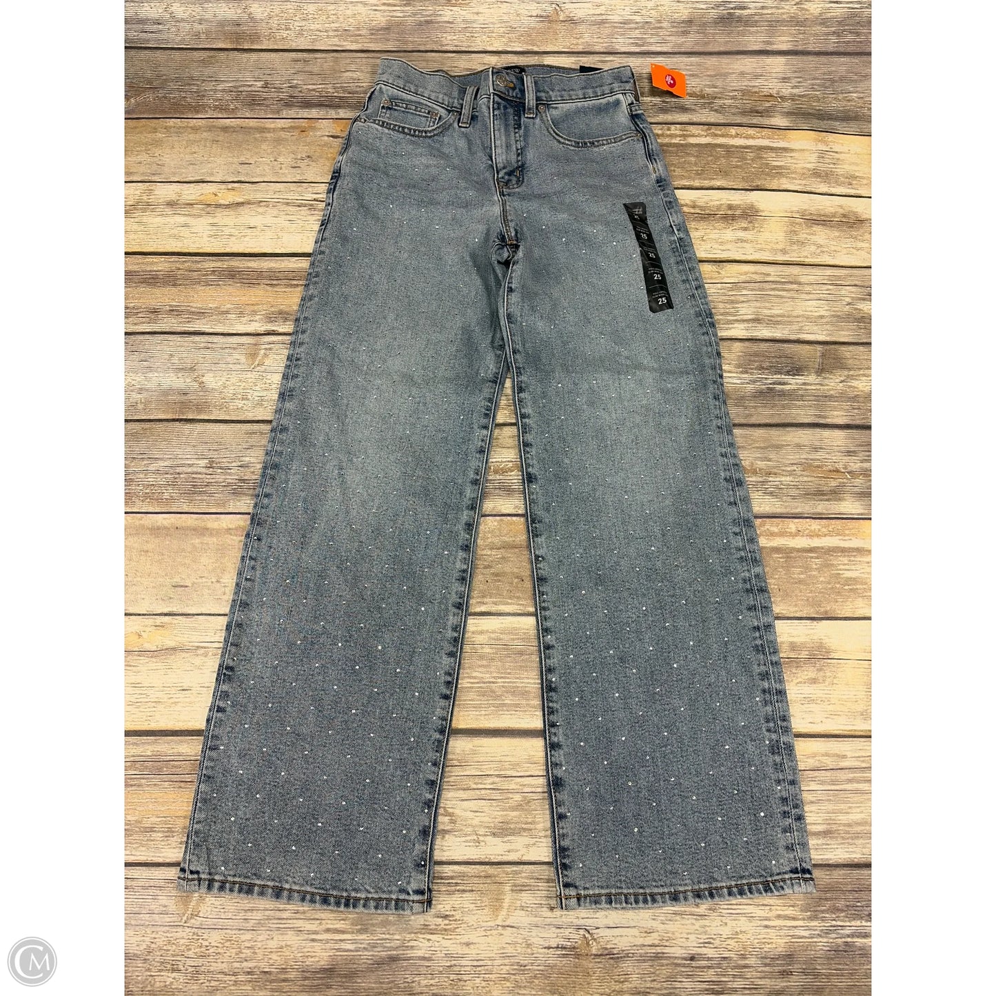 Jeans Wide Leg By J. Crew In Blue Denim, Size: 0