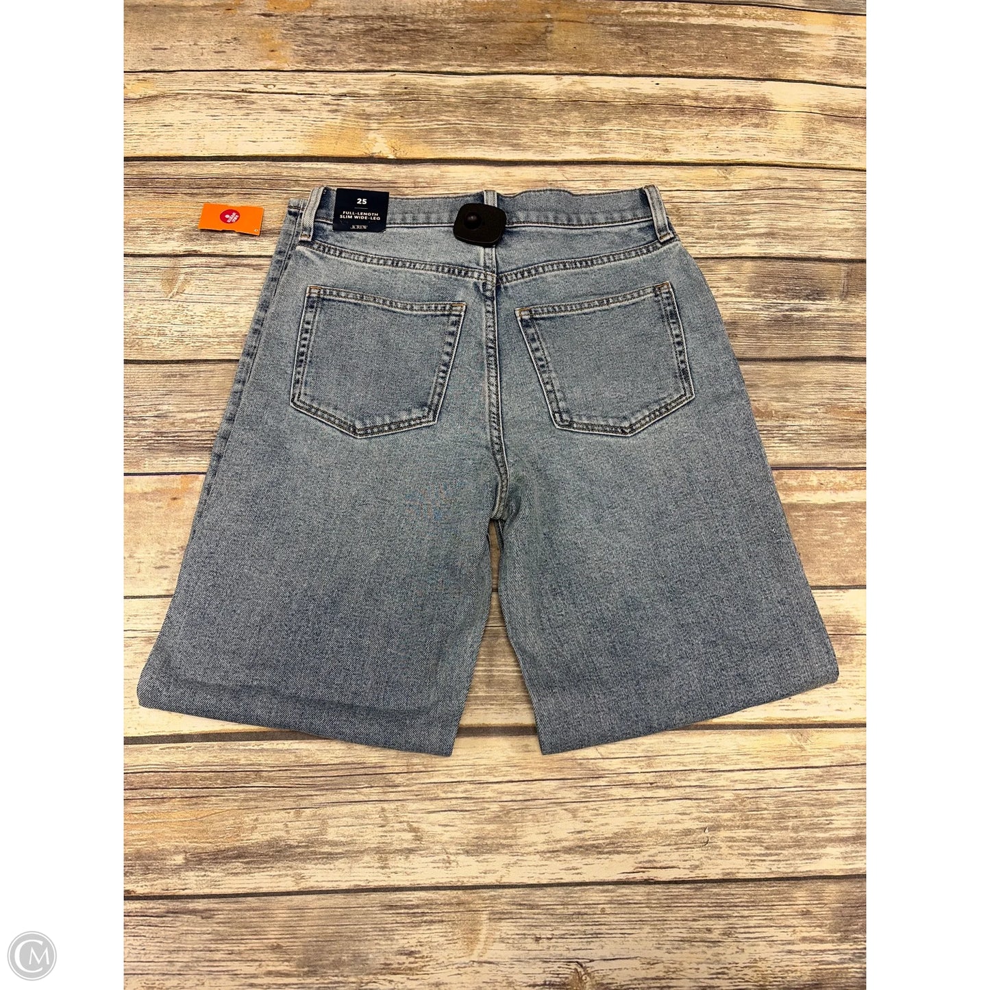 Jeans Wide Leg By J. Crew In Blue Denim, Size: 0