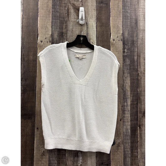 Top Sleeveless By Loft In White, Size: Xs