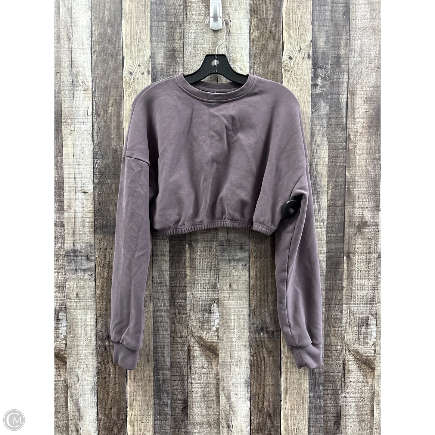 Sweatshirt Crewneck By Buffbunny In Purple, Size: L