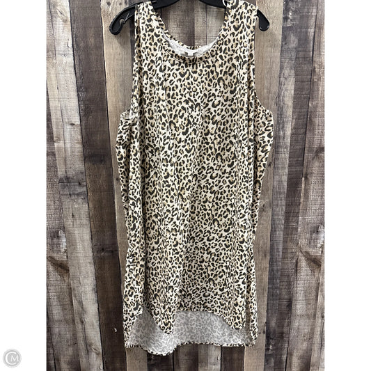 Dress Casual Short By Wonderly In Animal Print, Size: 3x