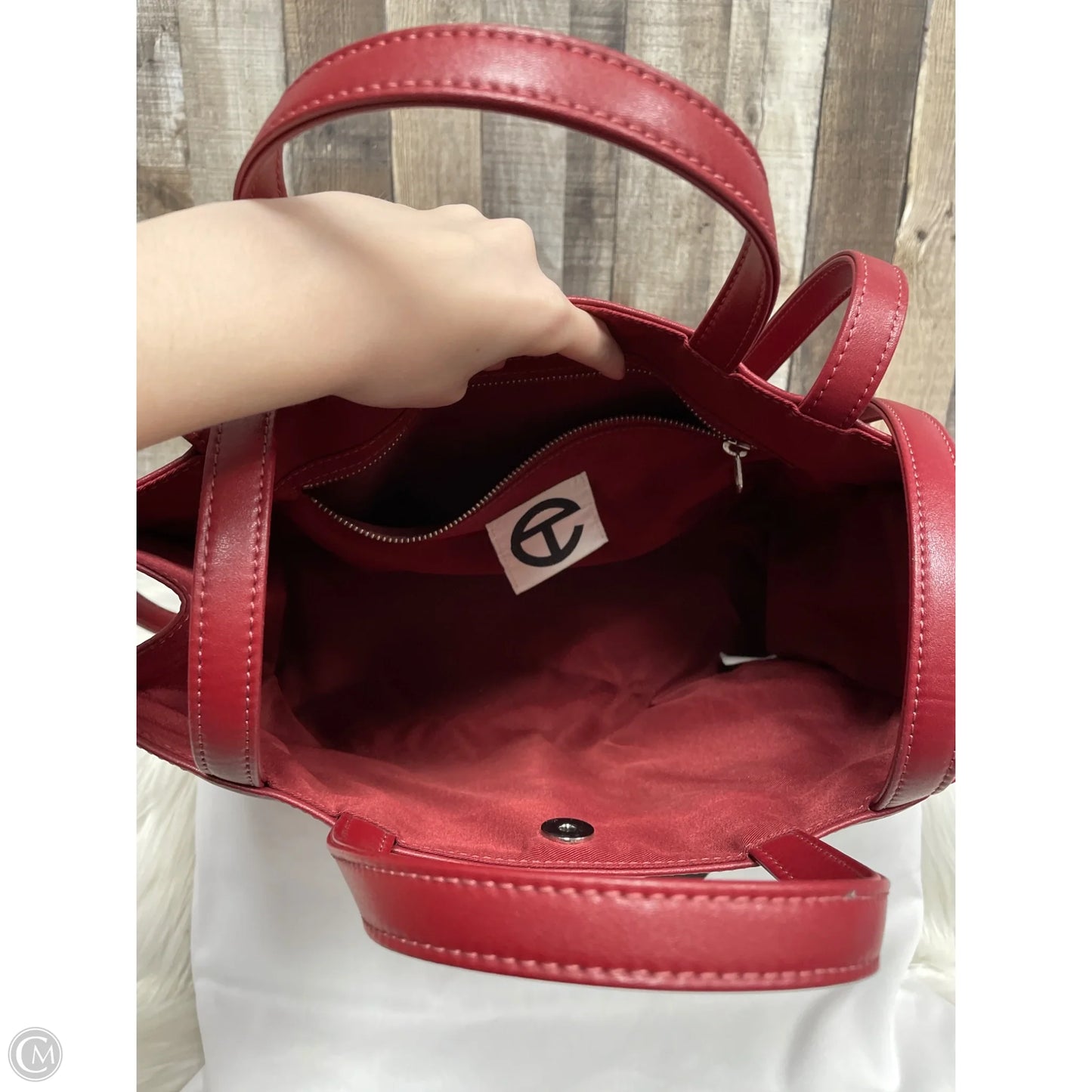 Handbag Designer By Telfar, Size: Large