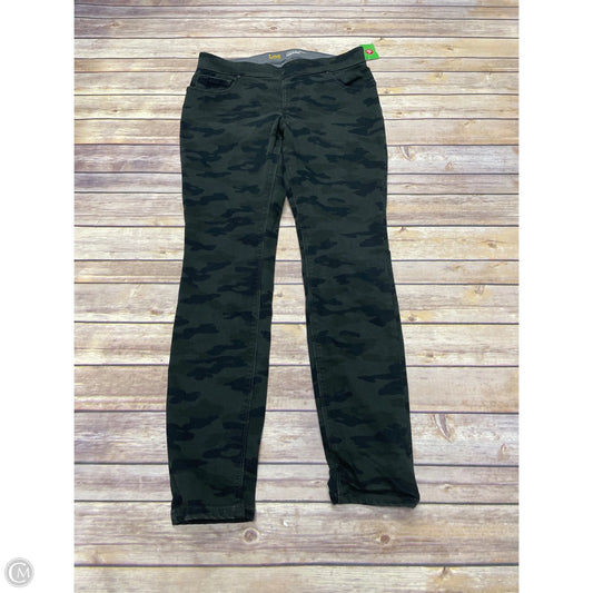 Pants Leggings By Lee In Camouflage Print, Size: 8