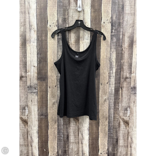 Tank Top By Falls Creek In Black, Size: 1x
