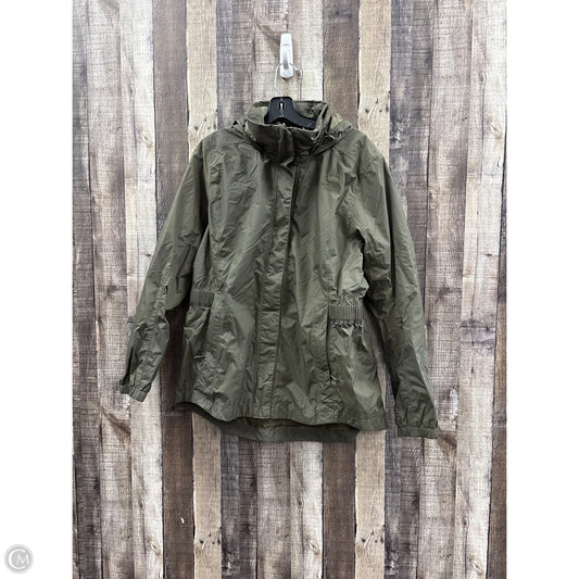 Coat Raincoat By The North Face In Green, Size: Xl