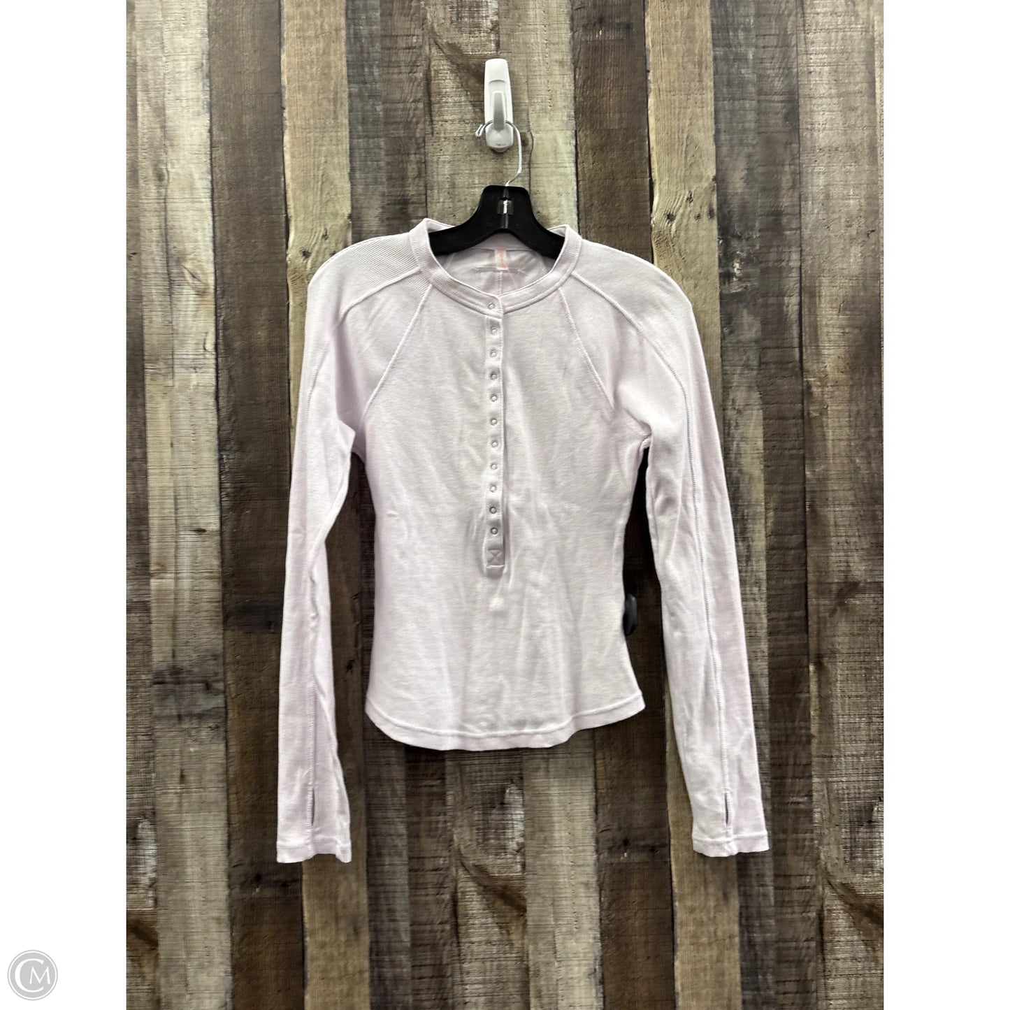 Top Long Sleeve By Free People In Purple, Size: M
