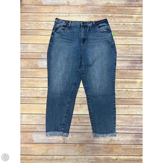 Jeans Straight By Cme In Blue Denim, Size: 16