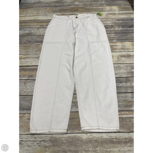 Jeans Straight By Ana In Cream Denim, Size: 14