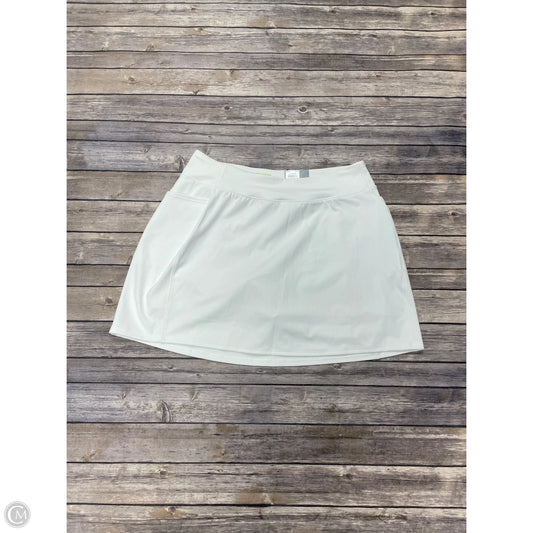 Athletic Skort By Tek Gear In White, Size: Xxl