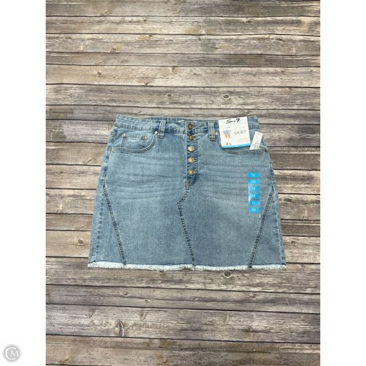 Shorts By Seven 7 In Blue Denim, Size: 12