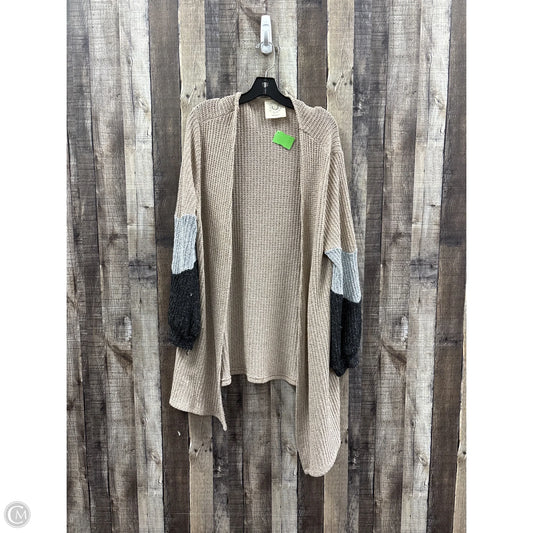 Cardigan By Fantastic Fawn In Tan, Size: L