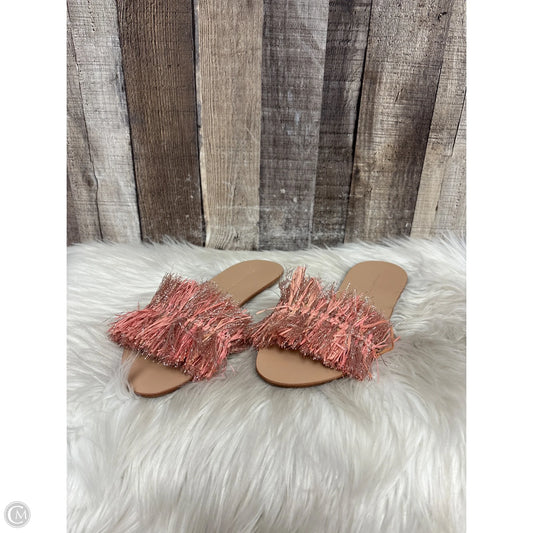 Sandals Flats By Loeffler Randall In Pink, Size: 7.5