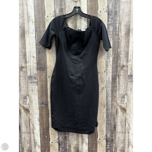 Dress Party Midi By Lulus In Black, Size: L