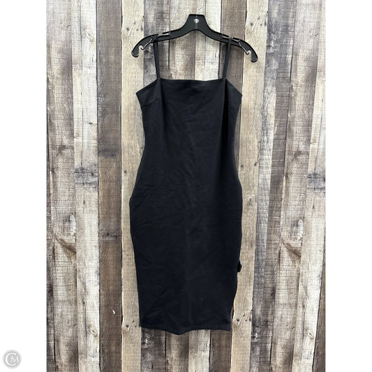 Dress Party Midi By Lulus In Black, Size: M