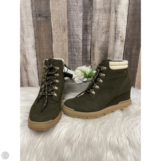 Boots Ankle Heels By Dr Scholls In Green, Size: 9