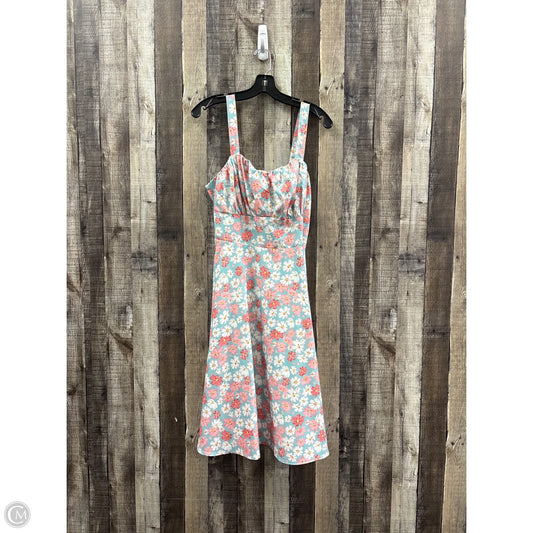 Dress Casual Short By Cme In Floral Print, Size: L