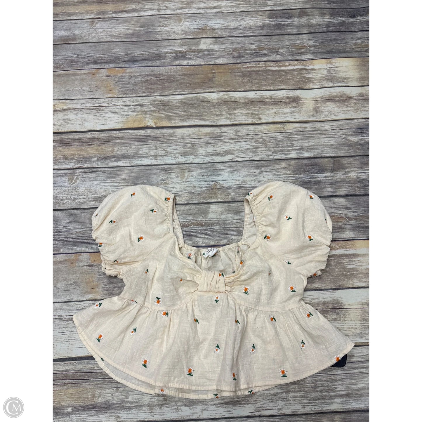 Top Short Sleeve By Loveriche In Yellow, Size: S