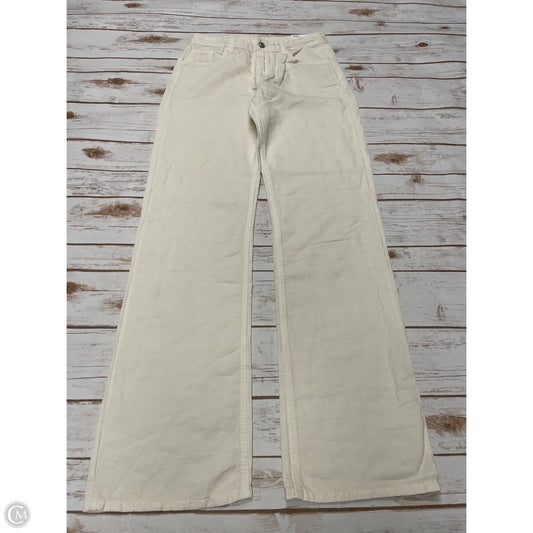 Pants Wide Leg By Zara In Ivory, Size: 4